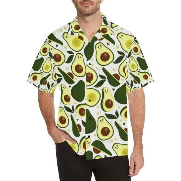 Felacia [Hawaii Shirt] Funny Avocado Hawaiian Aloha Shirts-ZX0678